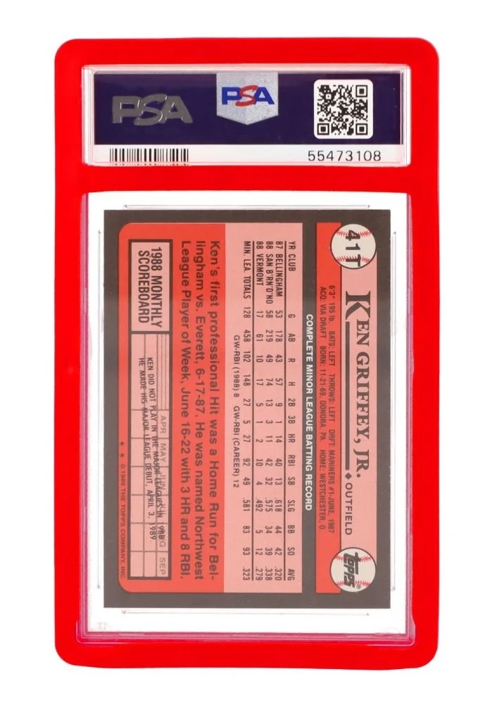 BCW Slab Bumpers (For PSA Graded Cards) - Red